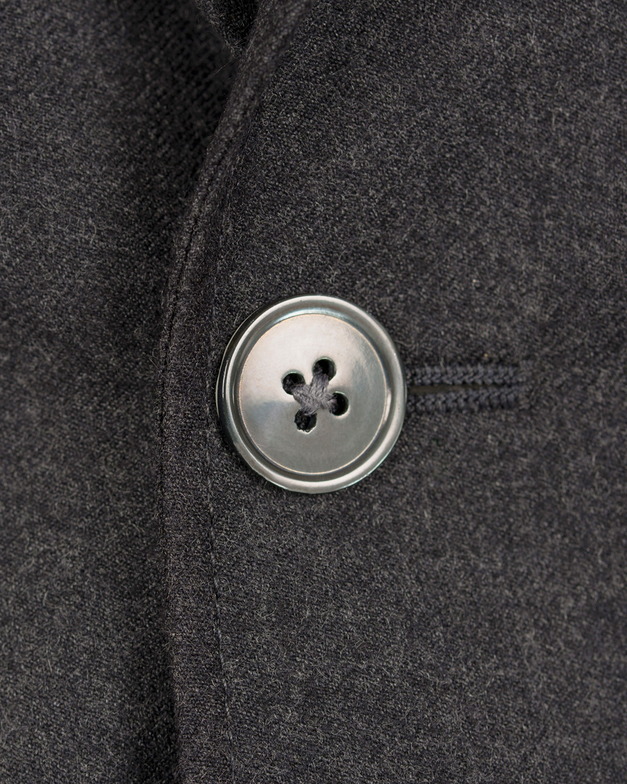 Herre | Dressjakker | GANT Rugger | The Luxe Flannel Blazer Graphite Melange