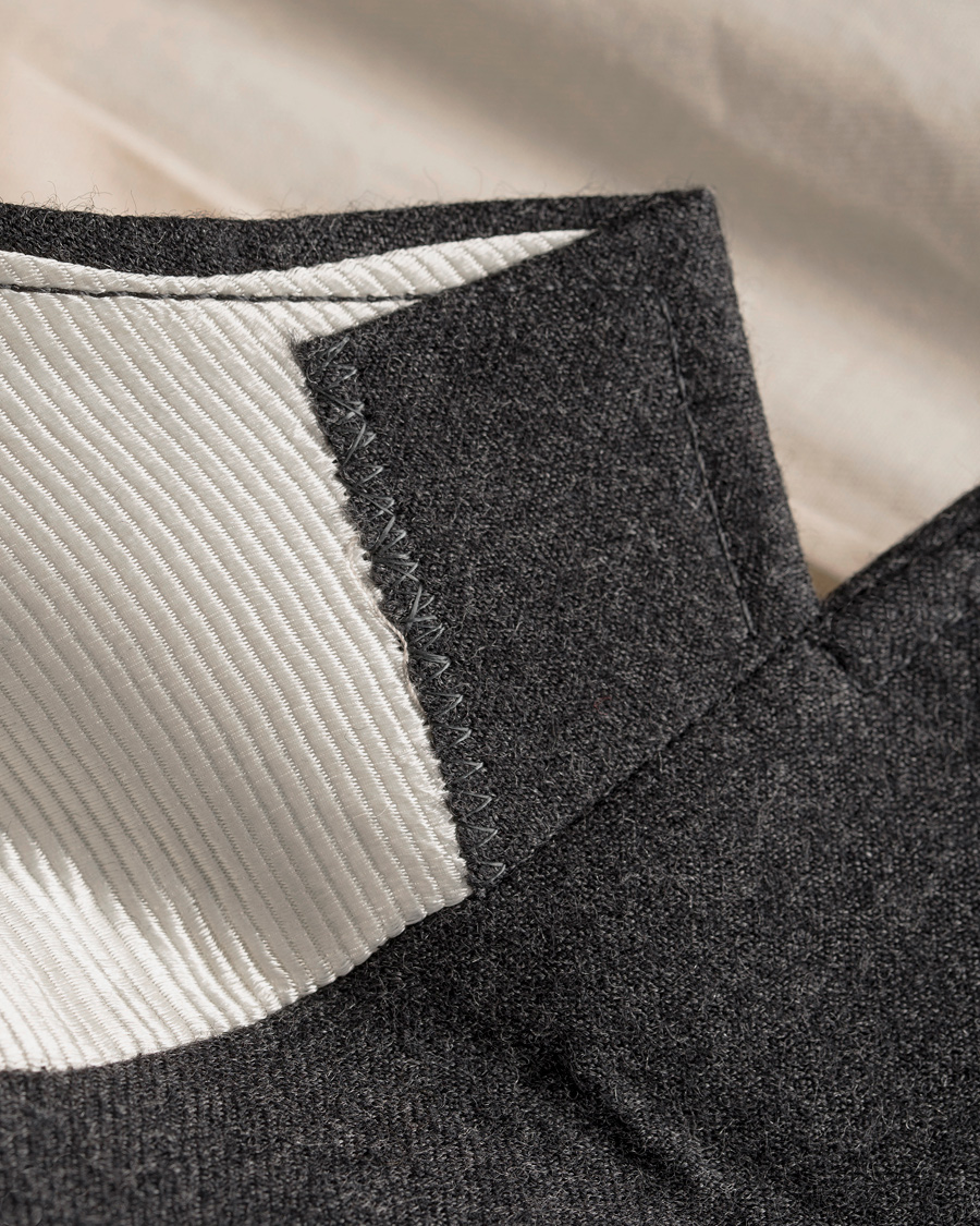 Herre | Dressjakker | GANT Rugger | The Luxe Flannel Blazer Graphite Melange