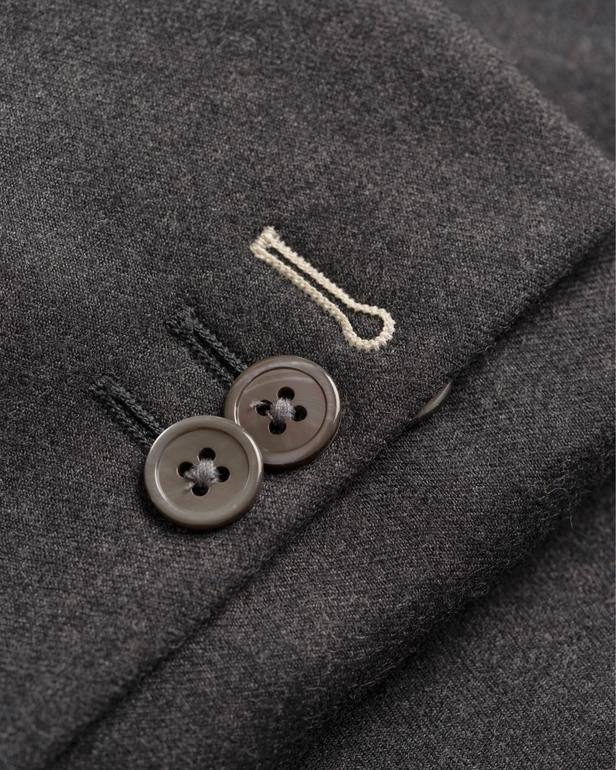 Herre | Dressjakker | GANT Rugger | The Luxe Flannel Blazer Graphite Melange