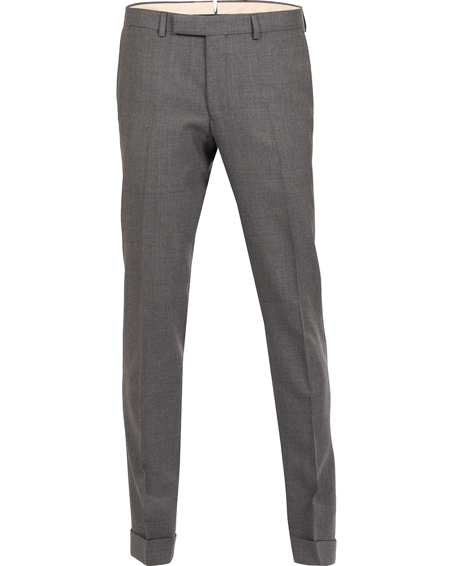 Herre | Bukser | GANT Rugger | Hopsack Smarty Pants Dark Grey Melange