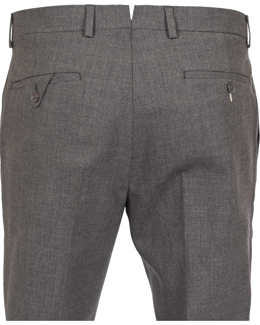 Herre | Bukser | GANT Rugger | Hopsack Smarty Pants Dark Grey Melange