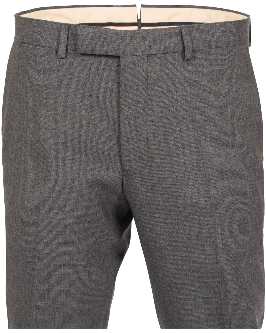 Herre | Bukser | GANT Rugger | Hopsack Smarty Pants Dark Grey Melange