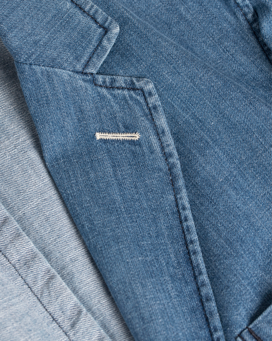 Herre | Dressjakker | GANT Rugger | Denim Shirt Blazer Mid Bue