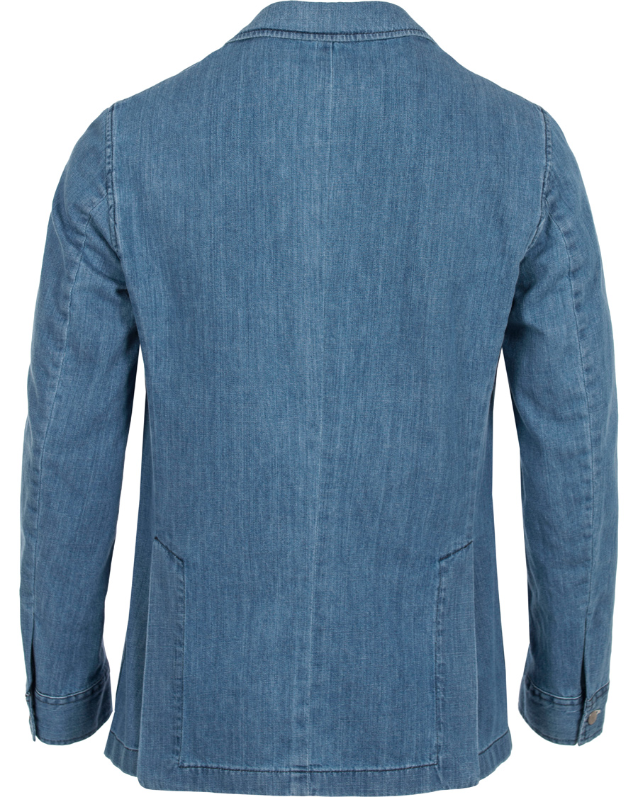 Herre | Dressjakker | GANT Rugger | Denim Shirt Blazer Mid Bue