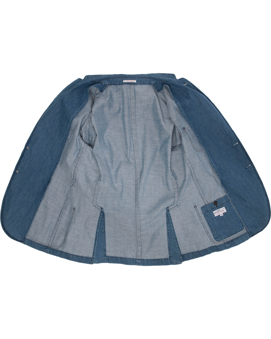 Herre | Dressjakker | GANT Rugger | Denim Shirt Blazer Mid Bue