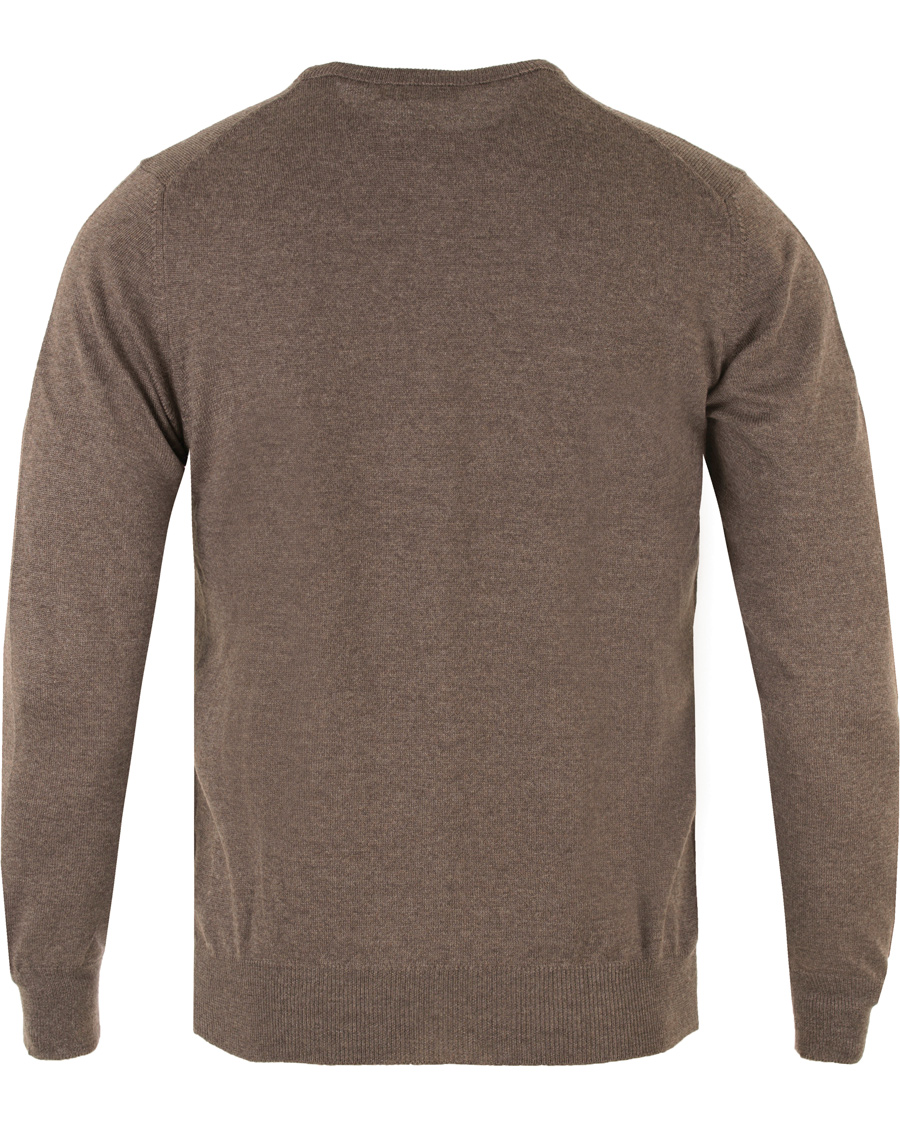 Herre | Gensere | Gran Sasso | Merino Fashion Fit C-Neck Pullover Brown