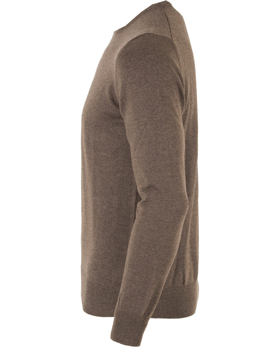 Herre | Gensere | Gran Sasso | Merino Fashion Fit C-Neck Pullover Brown