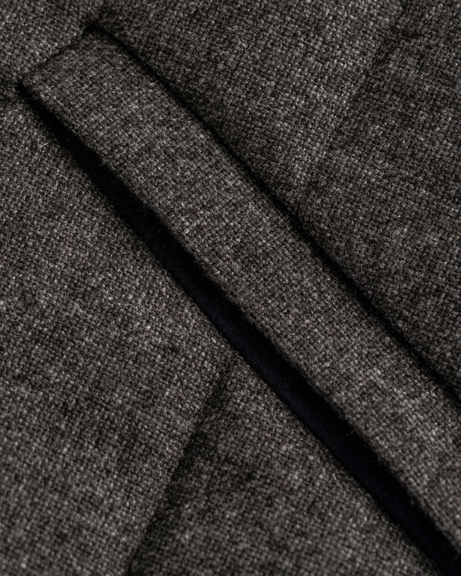Herre | Jakker | Gran Sasso | Brushed Wool Reversible Vest Grey