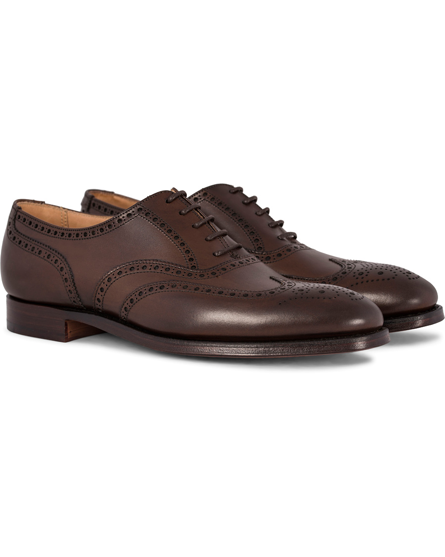 Herre | Crockett & Jones Finsbury Brogue Dark Brown Calf | Crockett & Jones | Finsbury Brogue Dark Brown Calf
