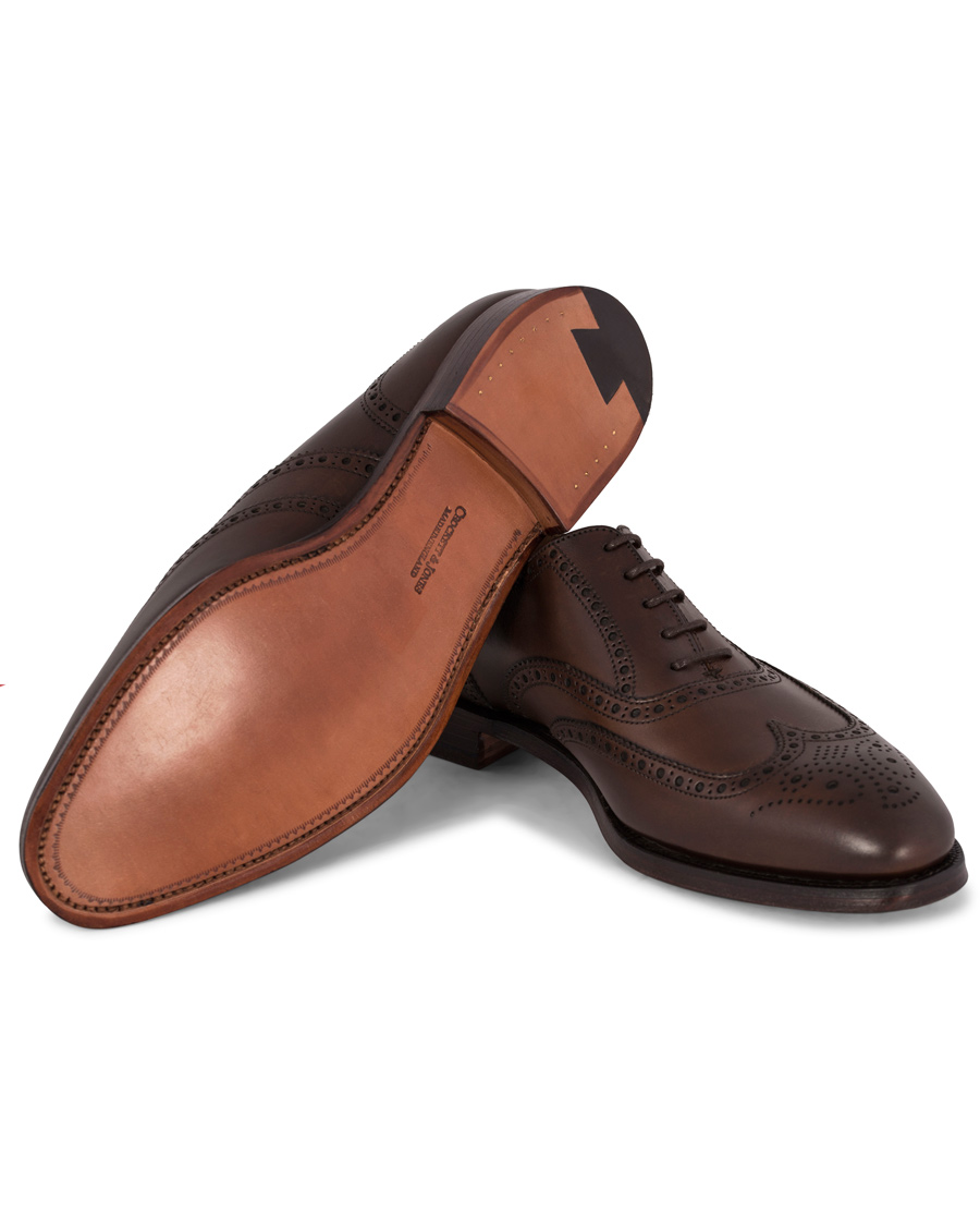 Herre | Crockett & Jones Finsbury Brogue Dark Brown Calf | Crockett & Jones | Finsbury Brogue Dark Brown Calf
