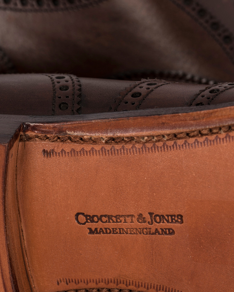 Herre | Crockett & Jones Finsbury Brogue Dark Brown Calf | Crockett & Jones | Finsbury Brogue Dark Brown Calf