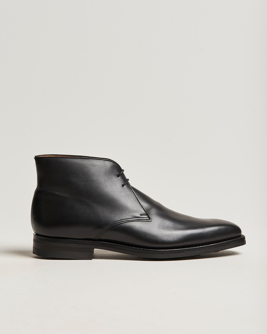 Herre | Støvler | Crockett & Jones | Tetbury Chukka Black Calf