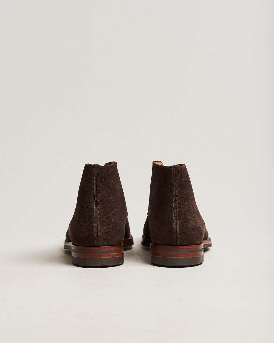 Herre | Støvler | Crockett & Jones | Tetbury Chukka Dark Brown Suede