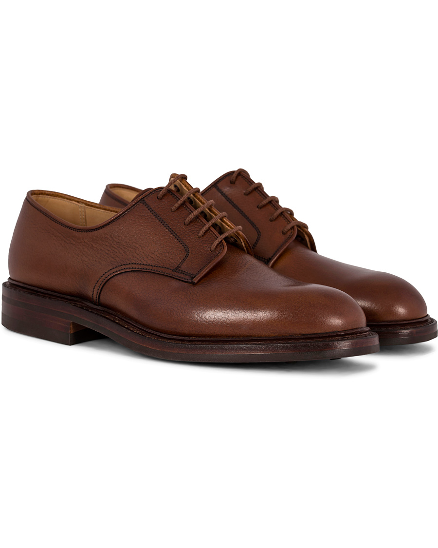 Herre | Crockett & Jones Grasmere Derby Tan Grained Calf | Crockett & Jones | Grasmere Derby Tan Grained Calf