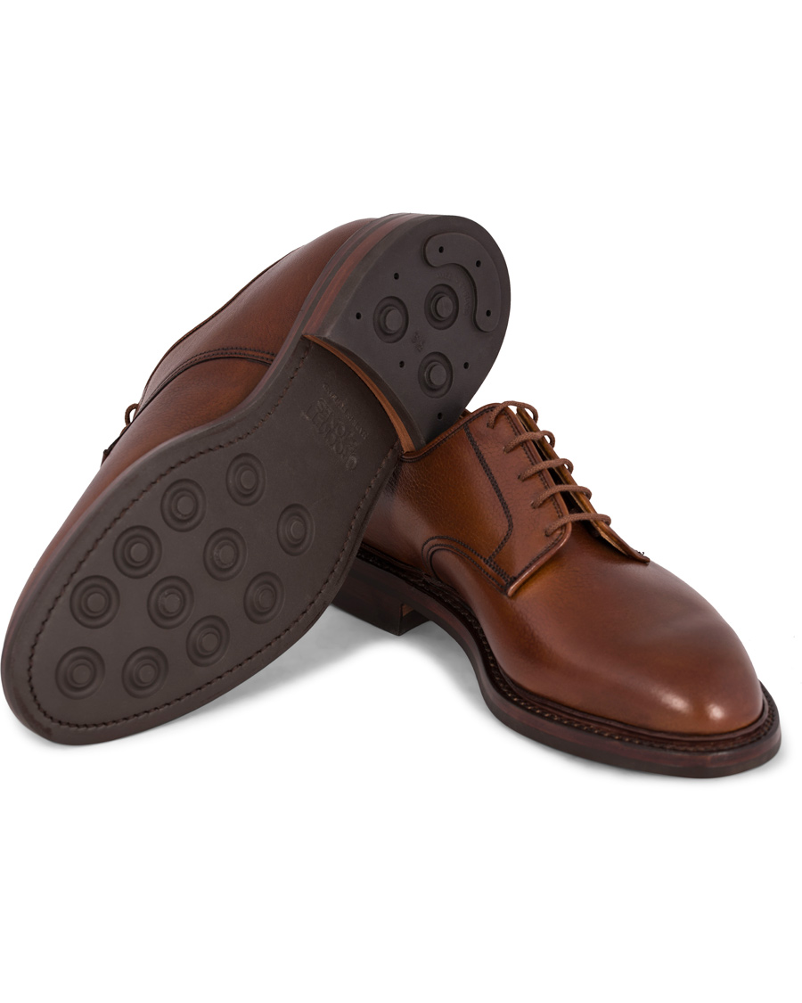 Herre | Crockett & Jones Grasmere Derby Tan Grained Calf | Crockett & Jones | Grasmere Derby Tan Grained Calf