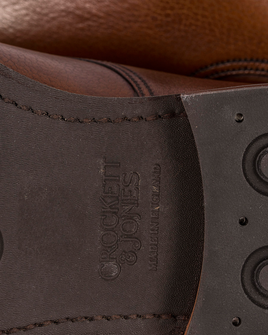 Herre | Crockett & Jones Grasmere Derby Tan Grained Calf | Crockett & Jones | Grasmere Derby Tan Grained Calf