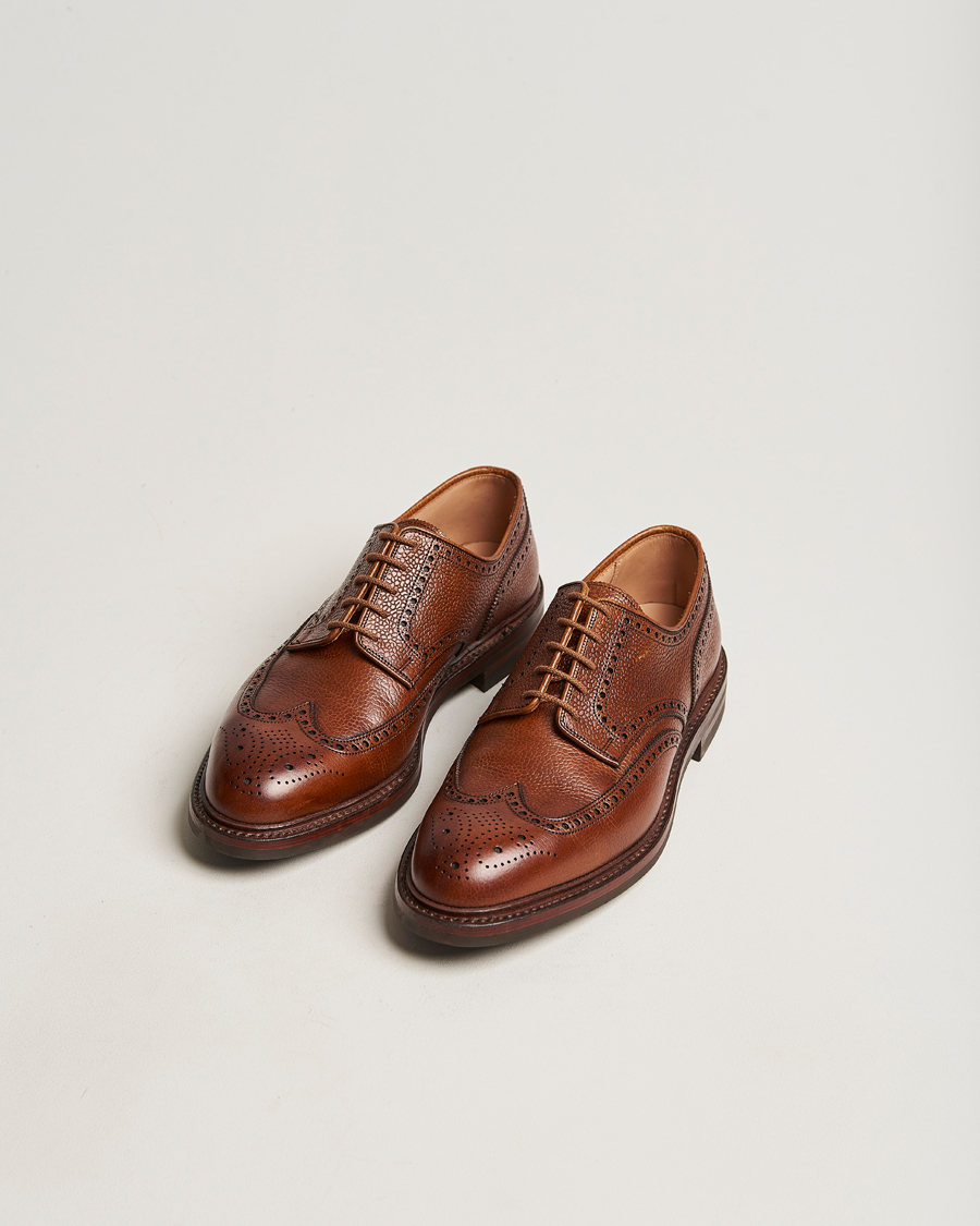 Herre | Bryllupsdress | Crockett & Jones | Pembroke Derbys Tan Grained Calf