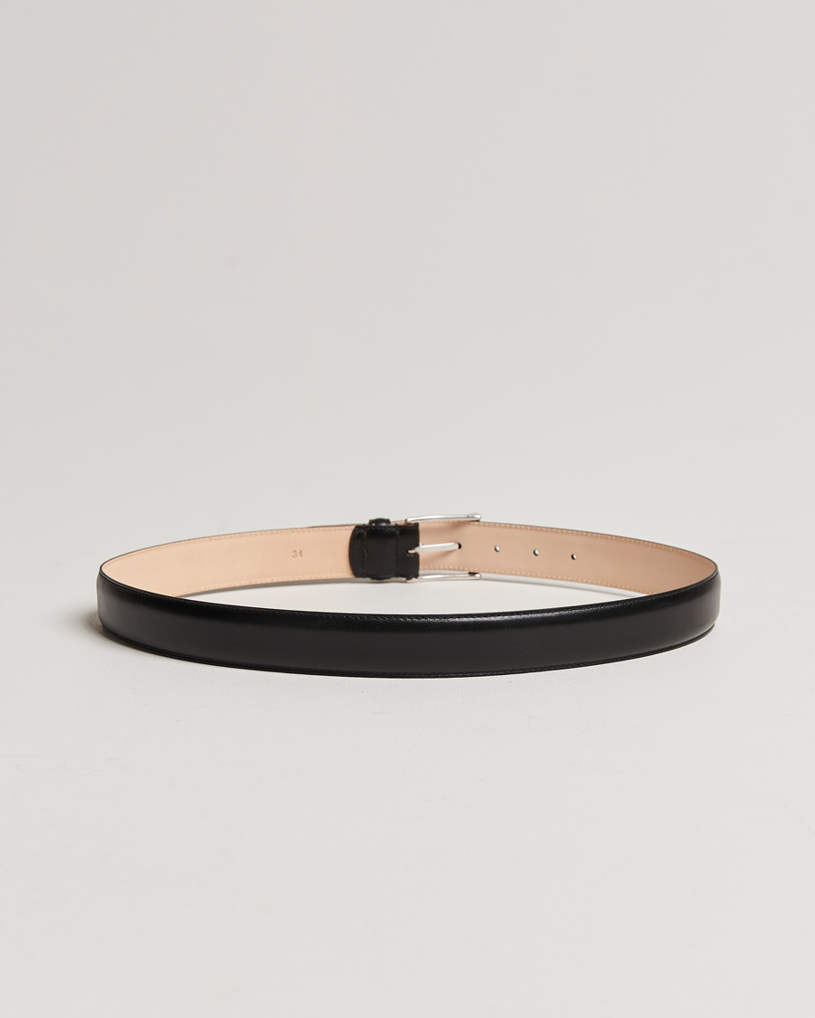 Herre |  | Crockett & Jones | Belt 3,2 cm Black Calf