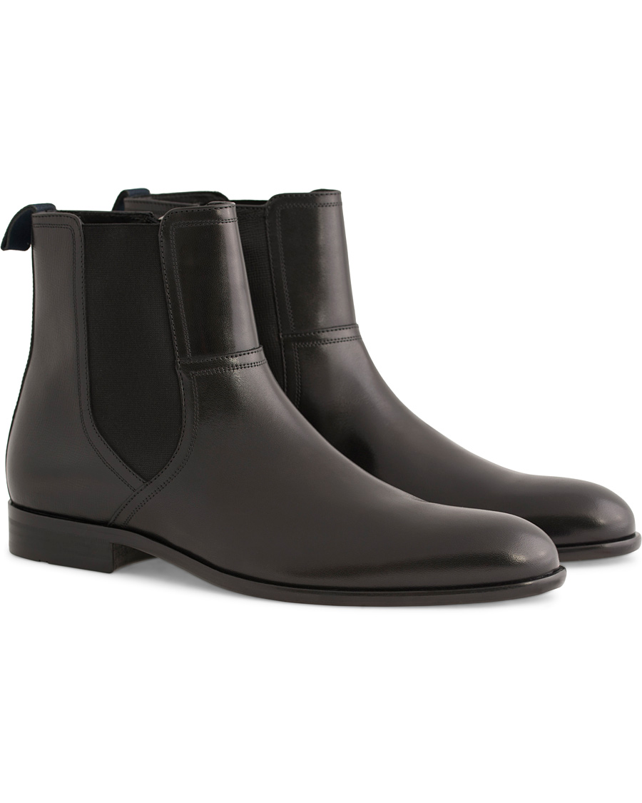 Herre | BOSS Manelo Chelsea Boot Black Calf | BOSS BLACK | BOSS Manelo Chelsea Boot Black Calf