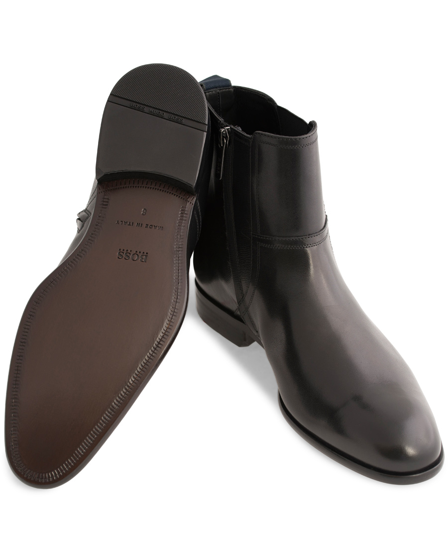 Herre | BOSS Manelo Chelsea Boot Black Calf | BOSS BLACK | BOSS Manelo Chelsea Boot Black Calf