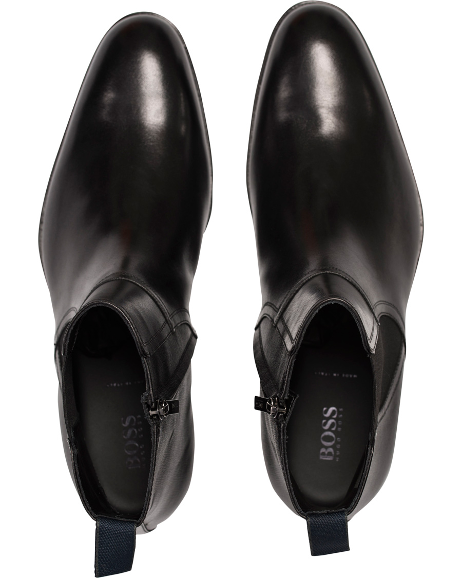 Herre | BOSS Manelo Chelsea Boot Black Calf | BOSS BLACK | BOSS Manelo Chelsea Boot Black Calf