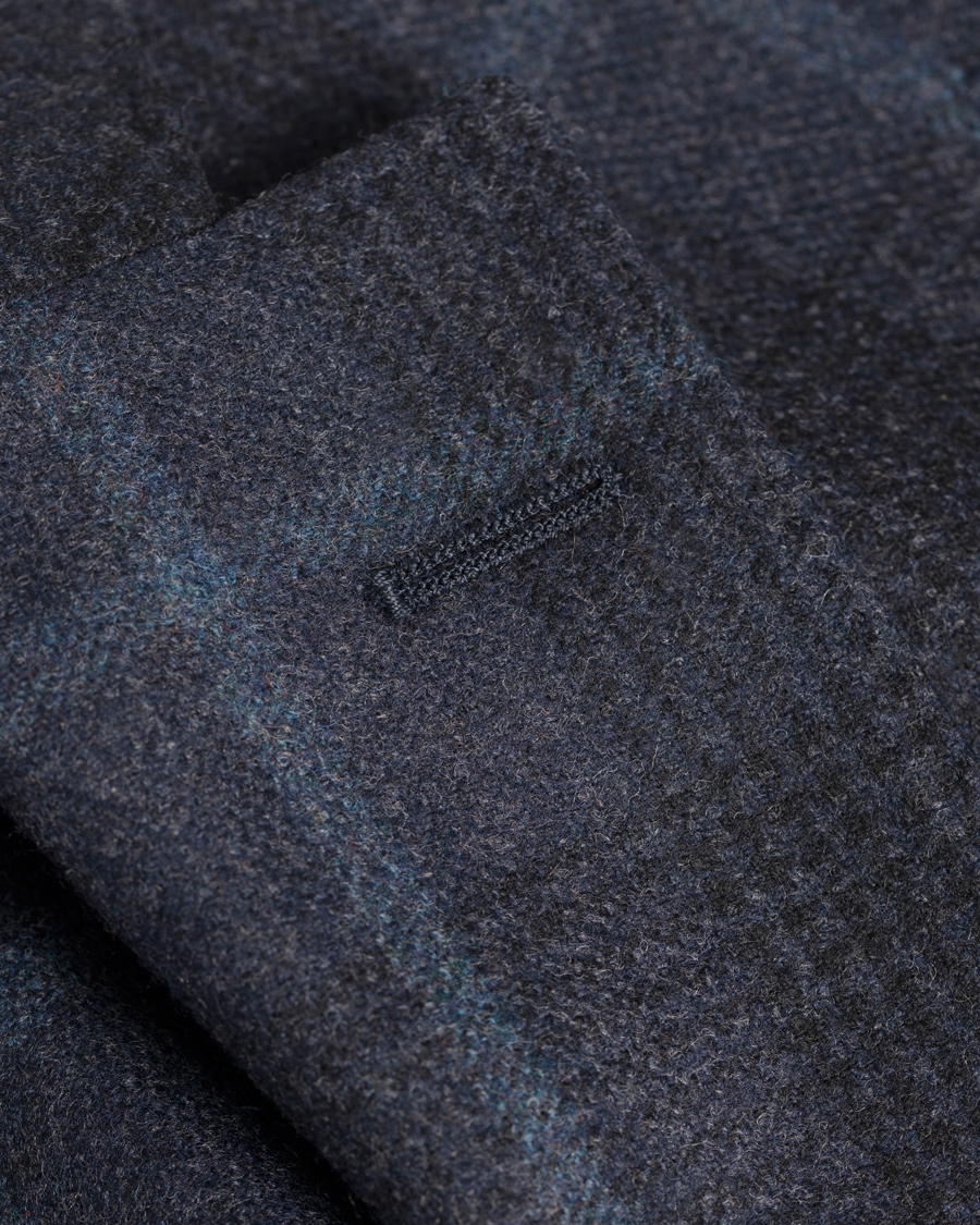 Herre | Dressjakker | Boglioli | Dover Patch Pocket Glenncheck Wool Blazer Navy