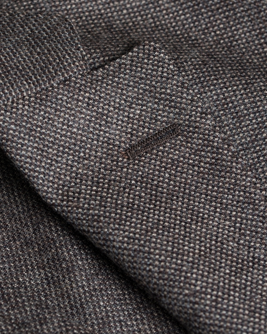 Herre | Dressjakker | Boglioli | Dover Patch Pocket Wool Blazer Brown