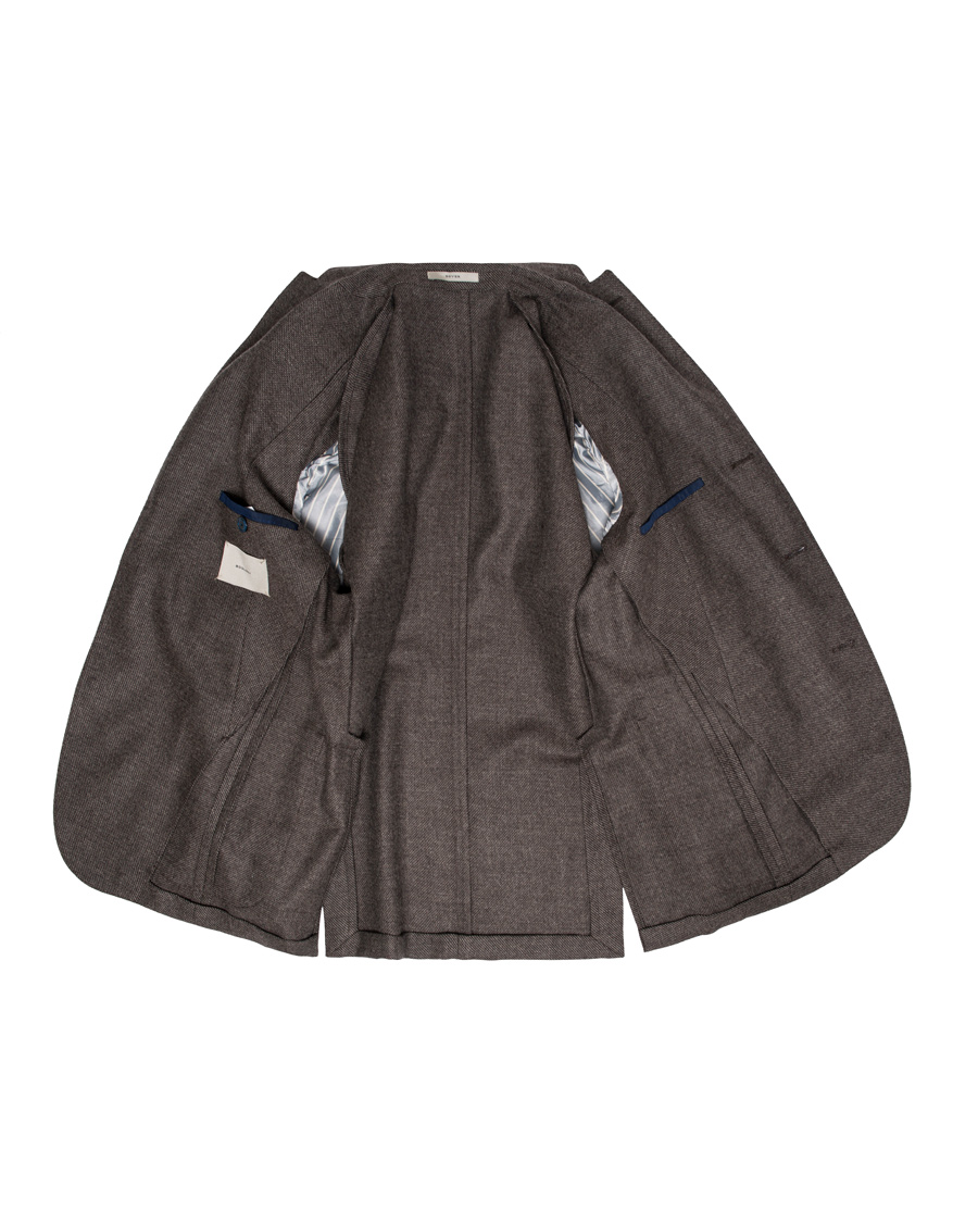 Herre | Dressjakker | Boglioli | Dover Patch Pocket Wool Blazer Brown