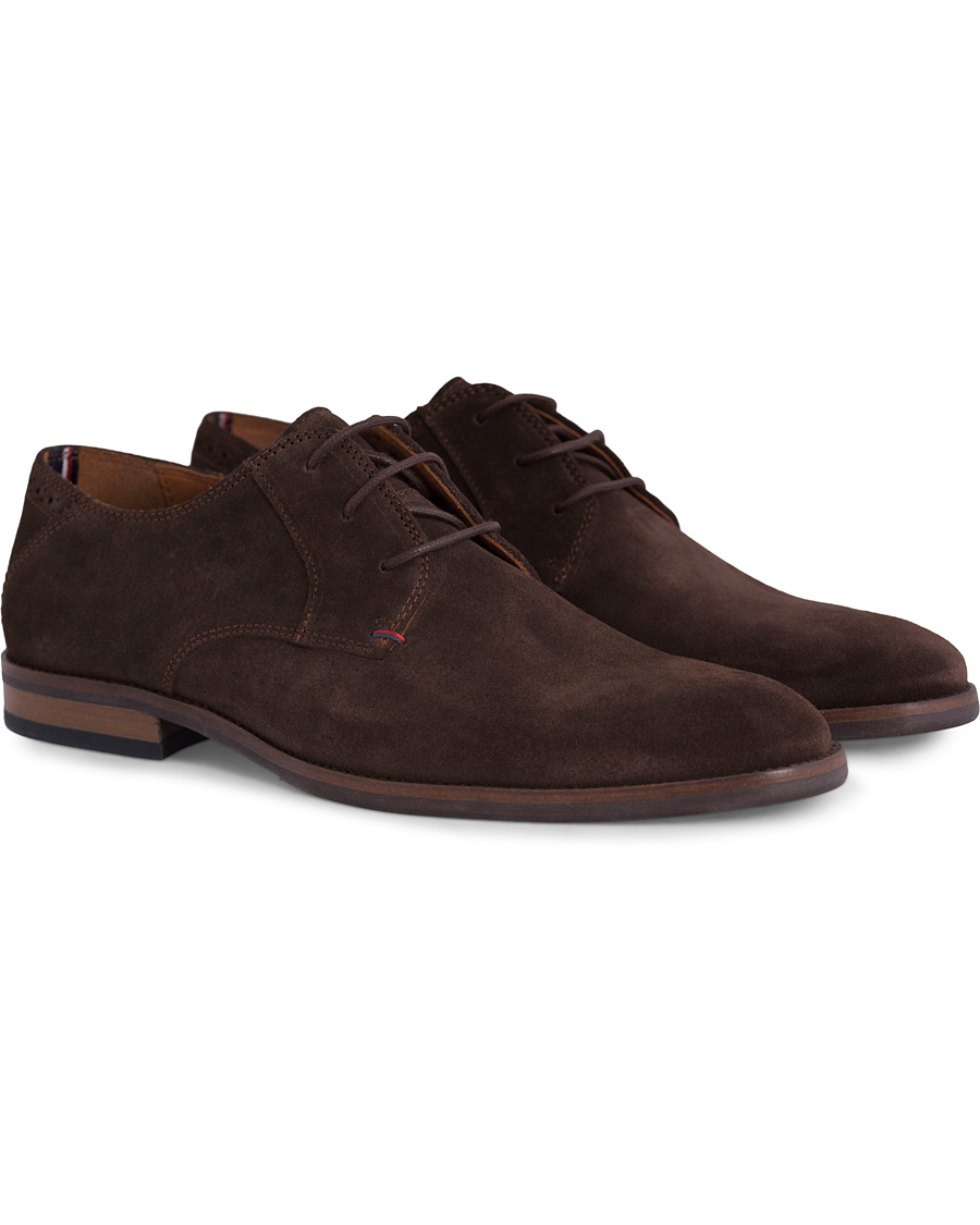 Herre | Tommy Hilfiger Dalton 15B Derby Coffee Bean Suede | Tommy Hilfiger | Dalton 15B Derby Coffee Bean Suede