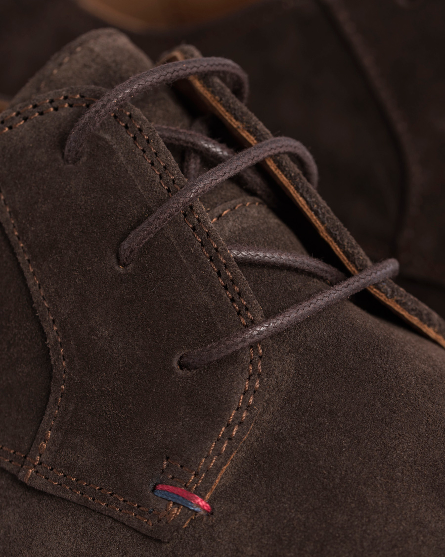 Herre | Tommy Hilfiger Dalton 15B Derby Coffee Bean Suede | Tommy Hilfiger | Dalton 15B Derby Coffee Bean Suede