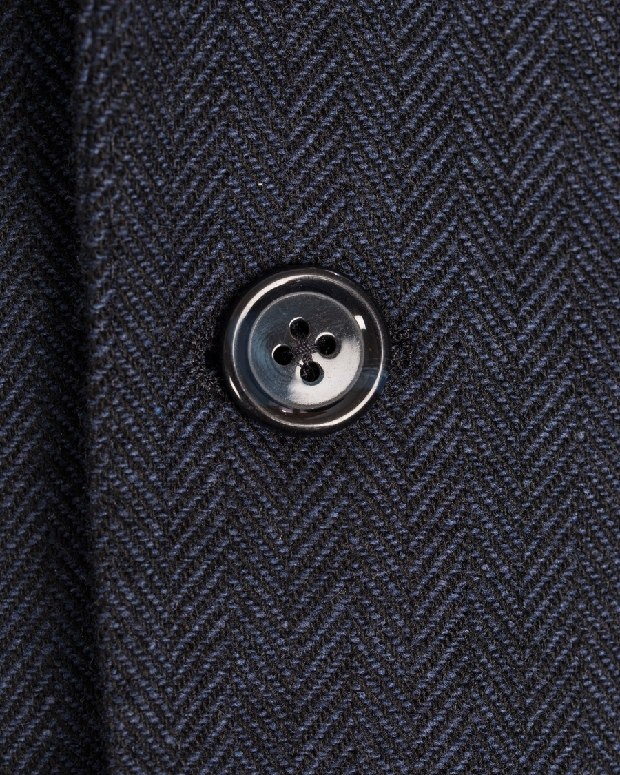 Herre | Dressjakker | J.Lindeberg | Hopper Herringbone Blazer Blue Melange
