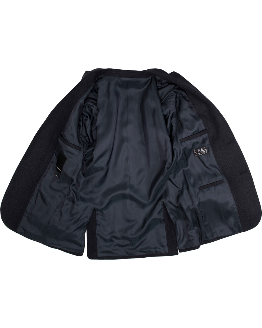 Herre | Dressjakker | J.Lindeberg | Hopper Herringbone Blazer Blue Melange