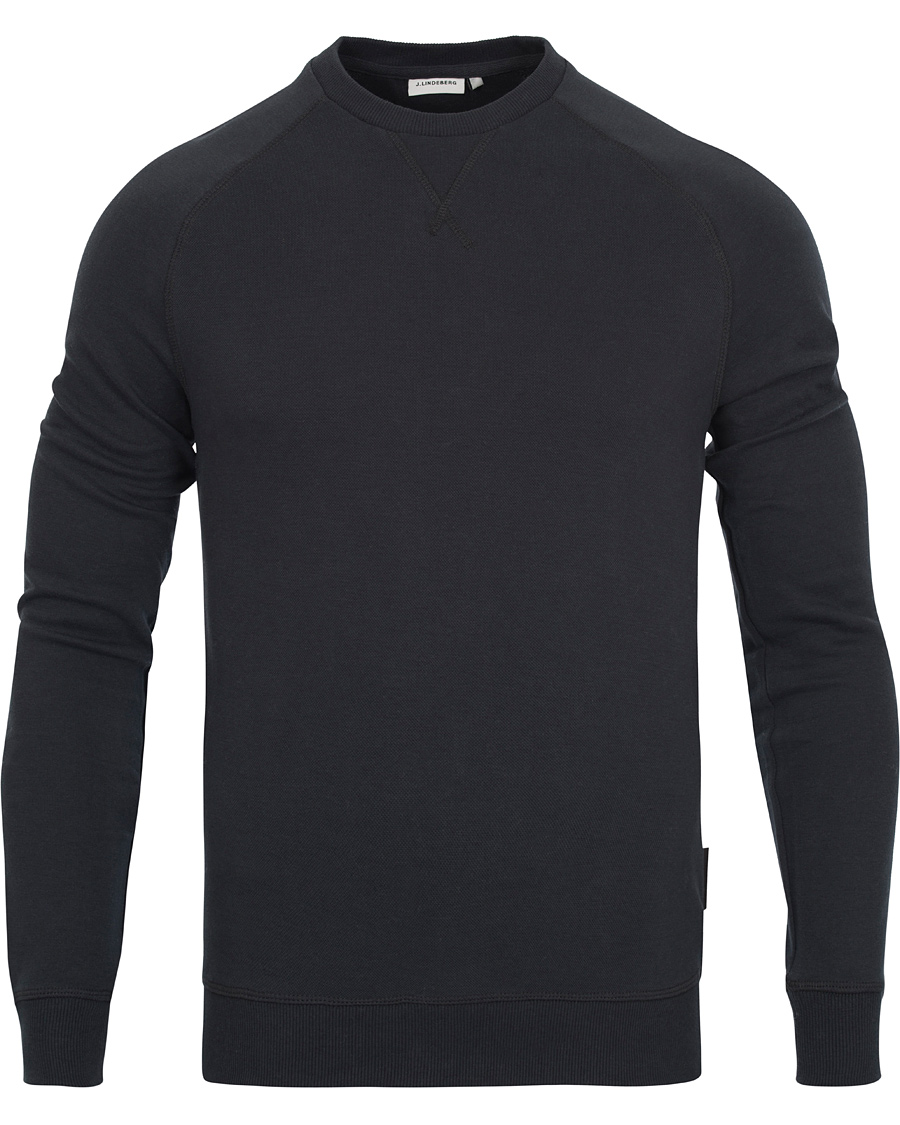 Herre | Gensere | J.Lindeberg | Chad Pique Sweat Black