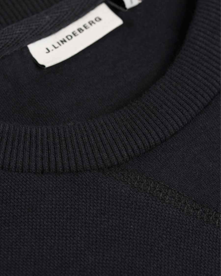 Herre | Gensere | J.Lindeberg | Chad Pique Sweat Black