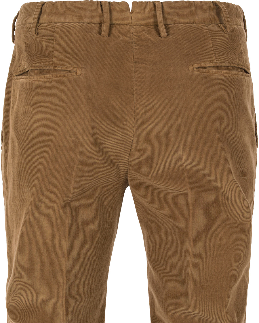 Herre | Bukser | Incotex | Garment Dyed Corduroy Trousers Light Brown
