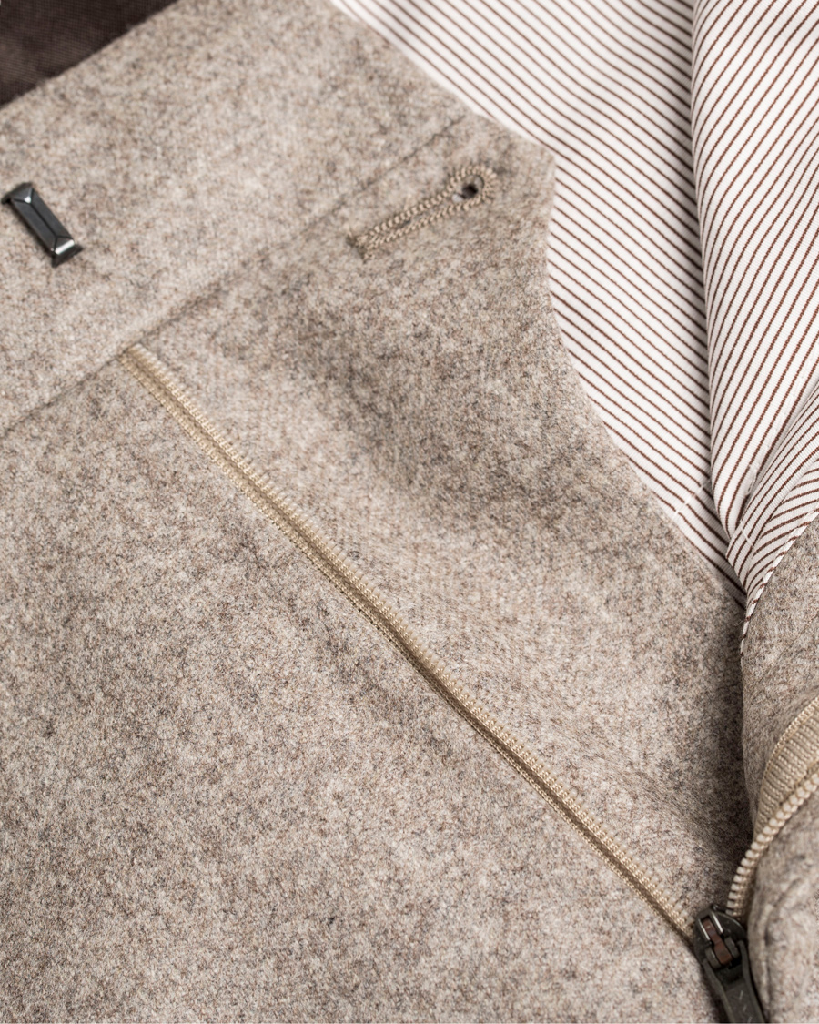 Herre | Bukser | Morris Heritage | Fred 100's Flannel Trousers Camel 52