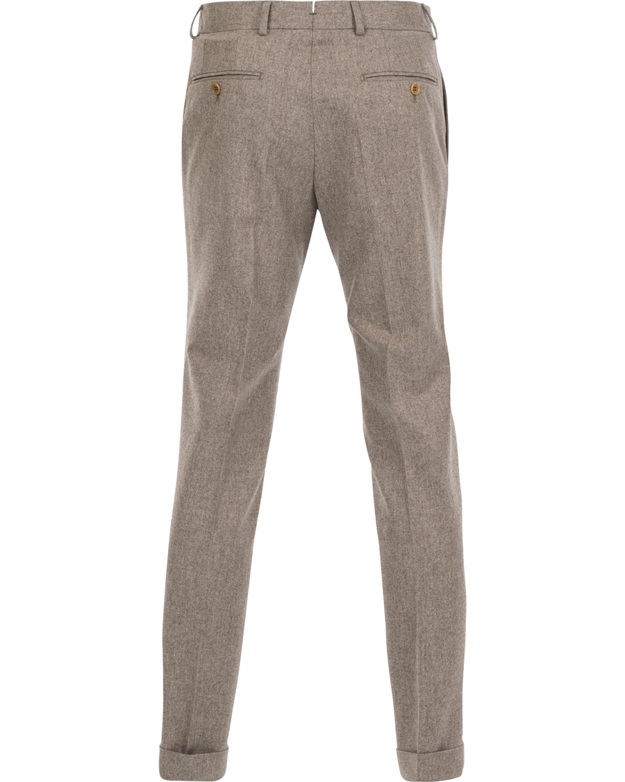 Herre | Bukser | Morris Heritage | Fred 100's Flannel Trousers Camel 52