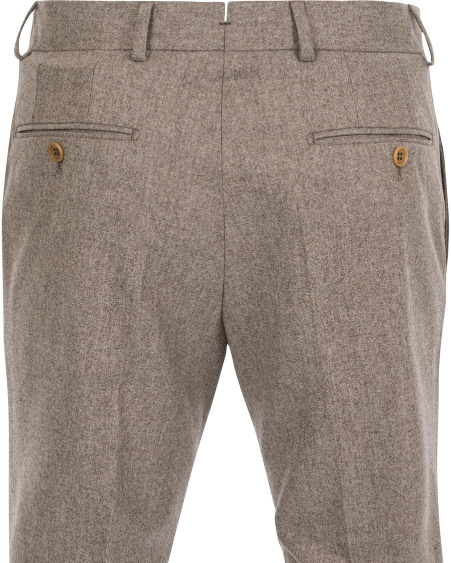Herre | Bukser | Morris Heritage | Fred 100's Flannel Trousers Camel 52