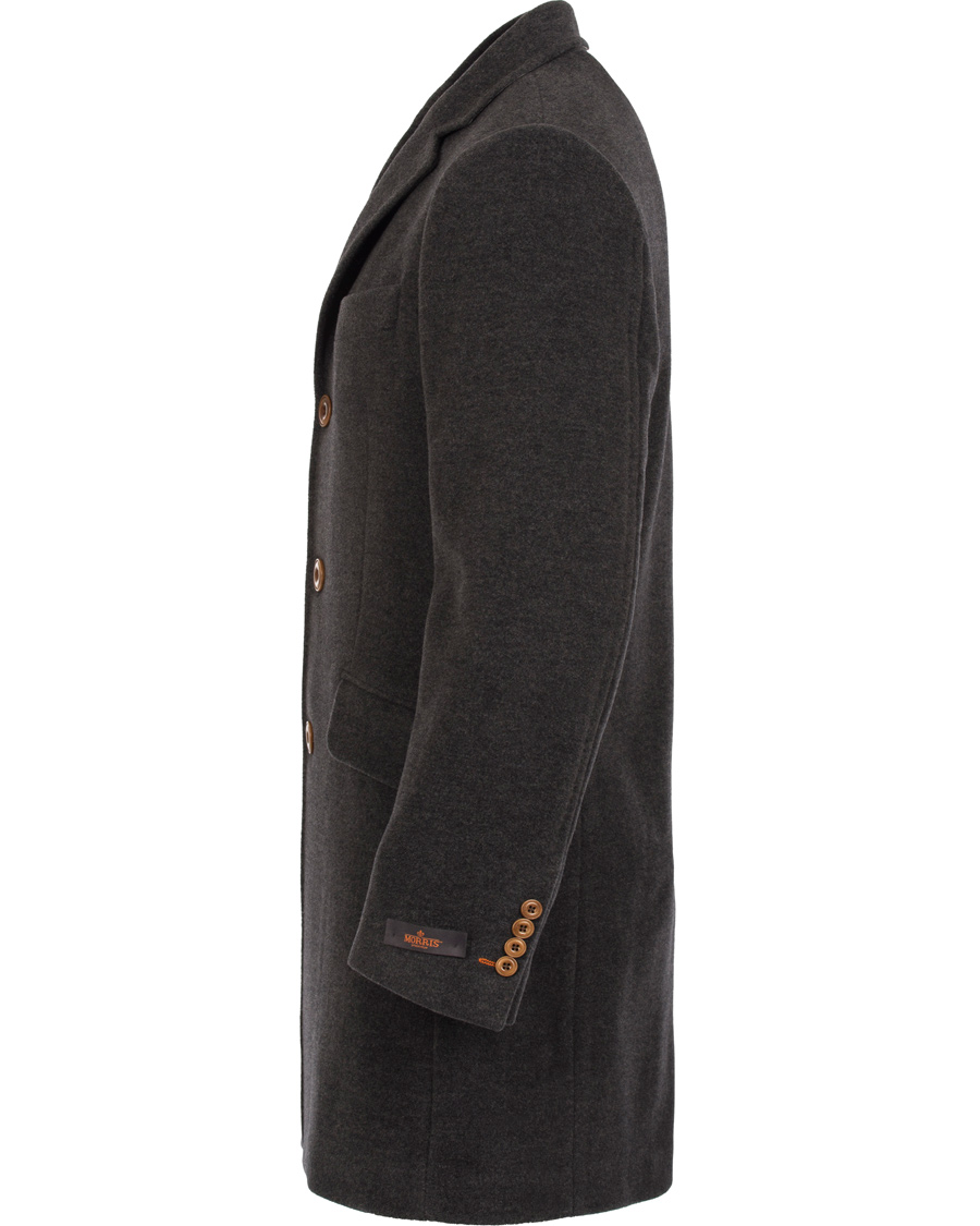Herre | Jakker | Morris | William Flausch Wool Coat Grey