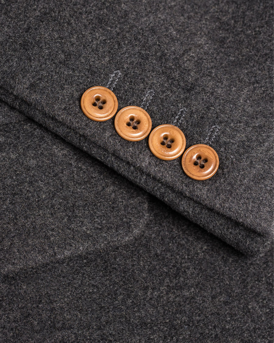 Herre | Jakker | Morris | William Flausch Wool Coat Grey