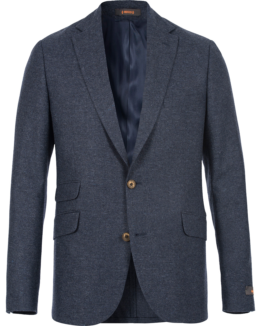 Herre | Dressjakker | Morris | Soft Donegal Blazer Old Blue