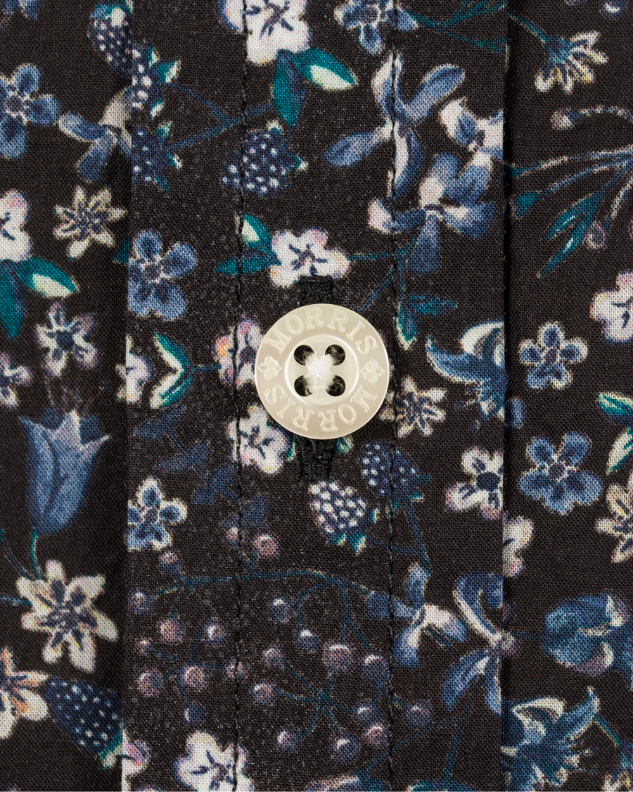 Herre | Skjorter | Morris | New Barrel Liberty Printed Shirt Navy
