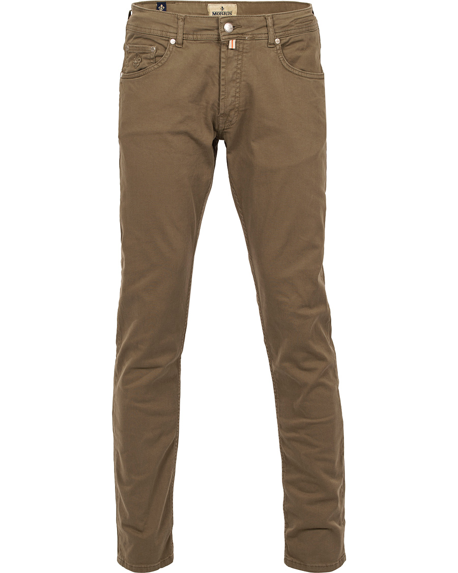 Herre | Bukser | Morris | James Twill 5-Pocket Pants Camel