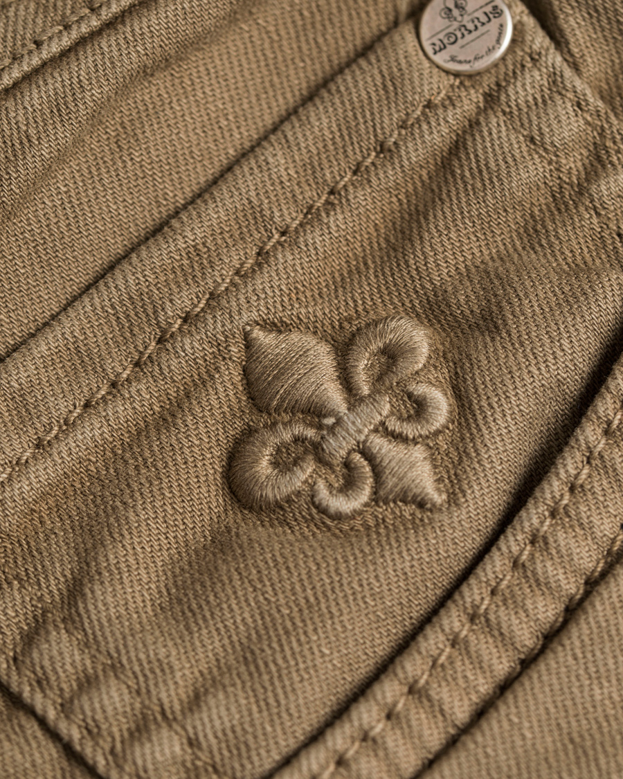 Herre | Bukser | Morris | James Twill 5-Pocket Pants Camel