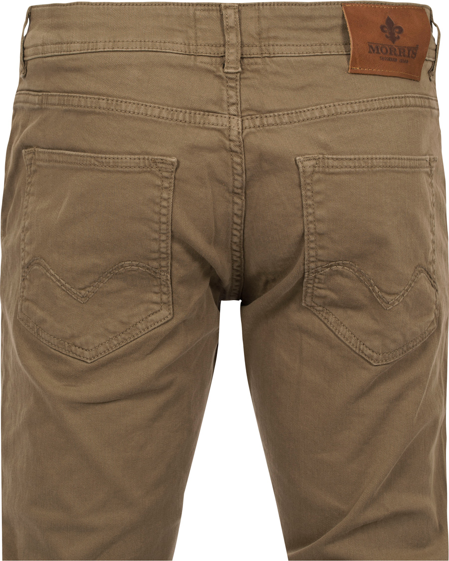 Herre | Bukser | Morris | James Twill 5-Pocket Pants Camel
