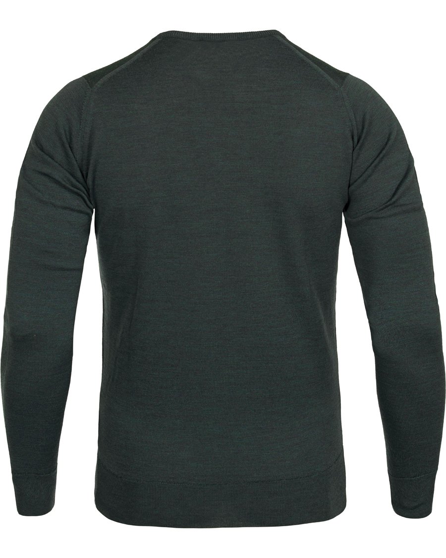 Herre | Gensere | John Smedley | Cleves Fine Merino C-Neck Pullover Racing Green