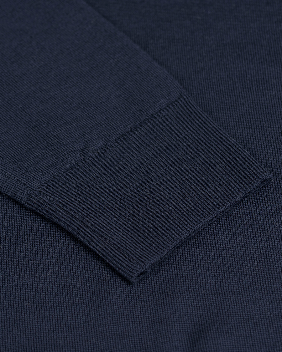 Herre | Gensere | John Smedley | Belvoir Roll Neck Midnight