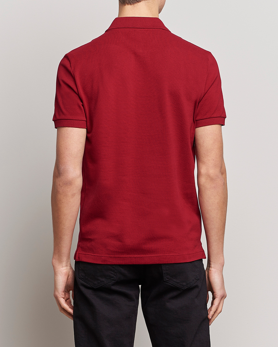 Herre | Kortermet piké | Lacoste | Slim Fit Polo Piké Bordeaux