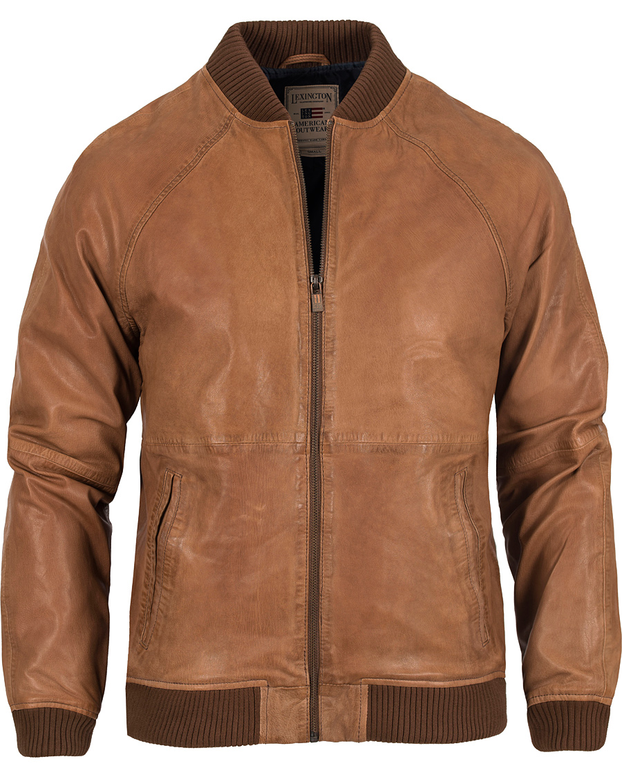 Herre | Jakker | Lexington | Eddie Leather Jacket Brown