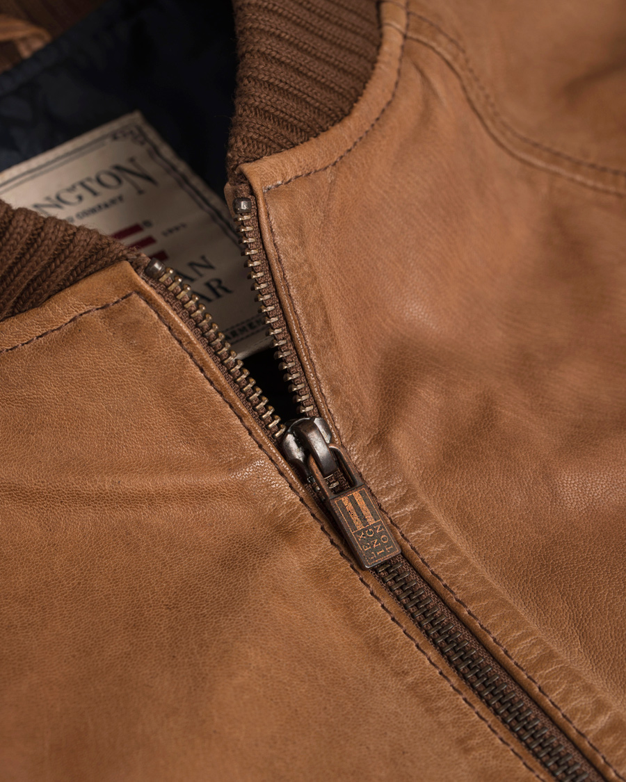 Herre | Jakker | Lexington | Eddie Leather Jacket Brown